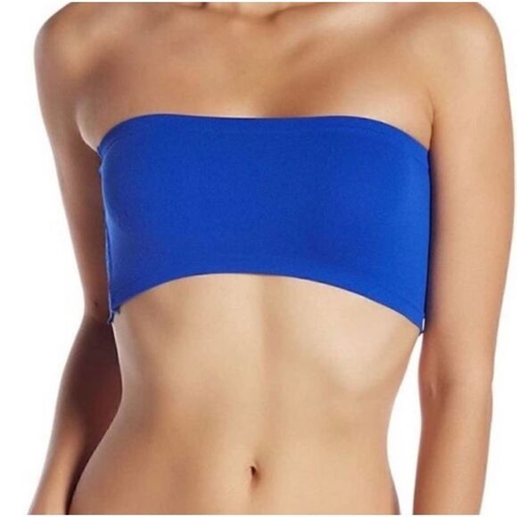 Free People Nina Bandeau Top Flame Blue Size Small NWT! - Picture 1 of 9